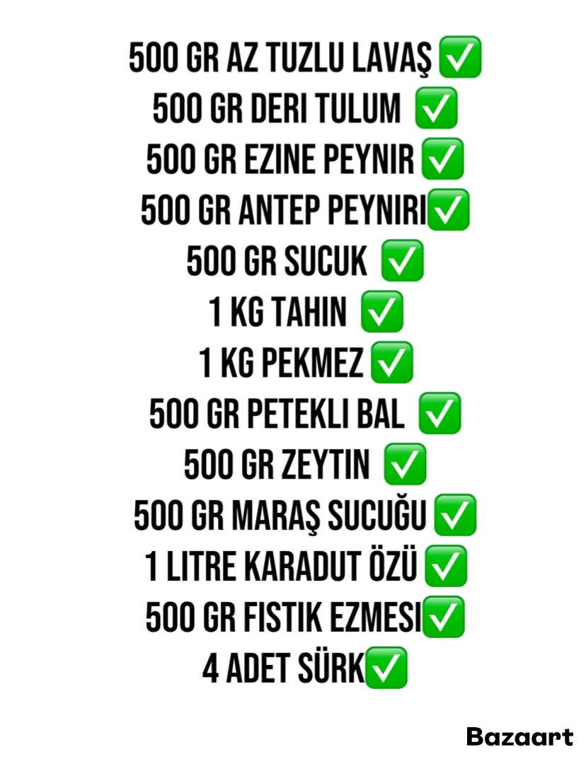 Kahvaltı Paketi 1